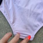 Torrid Slim Fix Underwire Piping One Piece Swimsuit Purple Floral Water 0 D/DD Photo 1