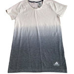 Adidas  Running‎ Womens Size S Ombre Athletic Tee Shirt Gray Purple Photo 0