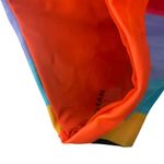 Mara Hoffman Kay Low Rise Cheeky Colorblock Stripe Multicolor Bikini Bottoms L Photo 3