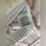 Lysse  Women’s Soft Pink Ruffle Zip Up Vegan Suede Cardigan Size S Photo 4