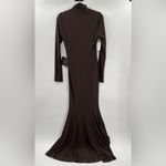 Norma Kamali  x REVOLVE Fishtail Gown in Chocolate Photo 4