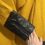 Katherine Barclay  Womens Peacoat Mustard Yellow Black Faux Leather Cuff Sz Small Photo 5