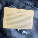 Patricia Nash  Leandra Black Tan Leather Tribal Weave Flap Crossbody bag Photo 8