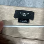 Deletta Anthropologie Tan Cream Embellished 3/4 Sleeve Blouse; small Women’s Photo 1