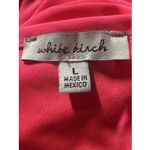 White Birch Pink Wrap Dress Size Large Short Sleeve Fit & Flare Casual Women Photo 5