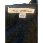 Mercer Street Studio Hand Embroidered Christmas Vintage Black Button Down Cardig Size L Photo 8
