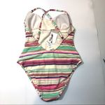 Jessica Simpson  RIBBED STRIPED ONE-PIECE SWIMSUIT Photo 4