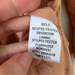 Le lis  Collection Orange Textured Long Sleeve Button Cutout Romper Small NWT Photo 3