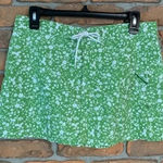 J.Crew  Skirt womens 6 Green Floral‎ Print Cotton Golf Tennis Athletic Summer Photo 0