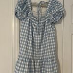 Made With Love Blue Checker Dress Size none Photo 1