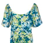 RUNAWAY THE LABEL  Ashlyn Mini Dress in Teal Floral Photo 3