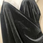 Cotton Candy LA Velour Black Mini Dress Photo 2