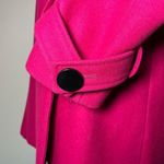 Steve Madden Wool Blend Fushia Pink Peacoat Coat Size Medium Photo 5