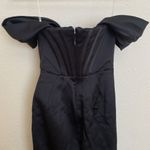 House Of CB House‎ of CB Loretta Black Satin Corset Off Shoulder Dress size XS NWOT Photo 8