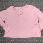 Aerie Pink Long Sleeved Top Photo 2