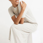 Madewell Midi Tee Dress in Oatmeal Size XS Photo 0