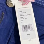 Vineyard Vines NWT ‎ Everyday Utility Belted Tie Waist Baltic Blue Chino Pants 10 Photo 5