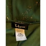 Taboo Vintage 1990s Green Sparkly Dress Asymmetrical Hem Stretchy Photo 8