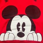 Disney  Mickey Red Crewneck Sweatshirt Women’s XL Photo 3