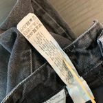 ZARA  90s Black Rigid Tapered Mom Jeans Sz 4 Y2K Minimalist Denim High Rise Emo Photo 4