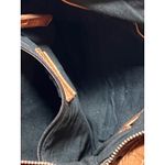 Harbour 2nd Tuula Brown Leather Woven Messenger Crossbody Bag Anchor Love Cognac Photo 6