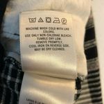 Anthropologie ett:twa Womens Crop Pants Wide Leg Plaid Tie Waist Black White 4 Photo 4