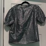 J.Crew Silver and Black Lurex Gingham 2 Piece Skirt Set, size XL Photo 10