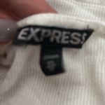 EXPRESS Women's  Tie Front Ribbed T-Shirt Photo 7