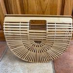 Anthropologie Vintage Bamboo top handle bag Photo 0