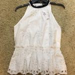 J.Crew white eyelet peplum top Photo 2