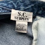 Vintage S.C. Surplus size 7/8 skirt denim retro 1980s 80s Blue Photo 3