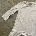 Anybody Pajama Set Grey Size XS wide Leg ruffle Cropped hem Silver Photo 3