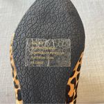 Steve Madden Feather Leopard Loafers Size 7 Genuine Calf Hair Flats Brown Photo 7