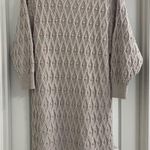 Free People Women’s Nicole Oversized Sweater Dress Beige Tan Size XS Photo 2