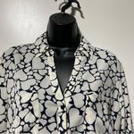 Talbots  Novelty Heart Print Valentines Day Button Down Portofino Shirt Sz Large Photo 6