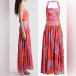 Hutch NWOT Aza A-Line Halter gown Purple Gardenia Sz 12 Photo 2