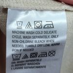 Belle by Kim Gravel Eyelet Jacket Womens Small Sand Bar Flower Knit Sleeves Photo 6