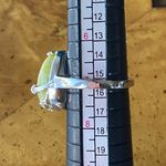 Natural Connemara Marble Sterling Silver Claddagh Ring Size 7 Photo 7