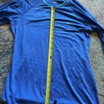 Champion  Blue and Mint Green Sweatshirt SZ L Athletic Longsleeve Performance Top Photo 12