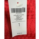 Chico's NWT Chico’s Jacquard Cut Work Tamra Tank Dress Coral Size Medium Photo 2