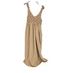 Aerie  Crochet Maxi Dress Sleeveless Koko‎ Brown Boho Cottagecore Flowy Long XS Photo 1