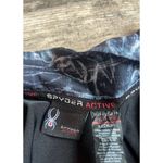 Spyder  Active GYM Womens Long Sleeve Full Zip Jacket Black White Size MEDIUM #70 Photo 4