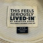 American Eagle NEW Rolling Stones Hot Lips Crewneck Sweatshirt Waffle Band Concert Tee Medium Photo 5