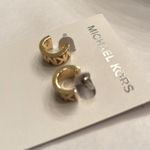 Michael Kors NWT Signature Huggie Earrings Photo 6