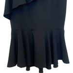 SCRIPTED RUFFLED SKIRT SZ SMALL Black with Ruffled for Night Out Photo 4