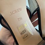 J.Crew  Layne Spanish Canvas Leather Cap Toe Heels Size 7.5 Photo 7