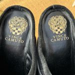 Vince Camuto Ceena Black Suede Clogs with Wooden Heel Size 8 Photo 2