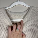 Ba&sh  Cashmere Open Back Waffle Knit Sweater Sz 6 Photo 3