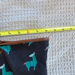 Fossil  Origami Llama Stylish Black and Green Tote Bag Purse Photo 4