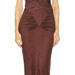 The New Arrivals Ilkyaz Ozel Samsara Elegant Chocolate Negroni Dress $1380 NWT 4 Brown Photo 0